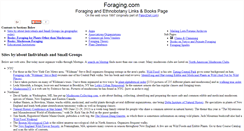 Desktop Screenshot of foraging.com