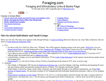 Tablet Screenshot of foraging.com